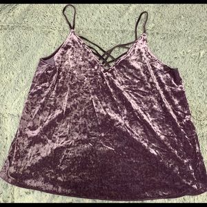 ✨3 for 20✨American Eagle Purple Velvet Tank